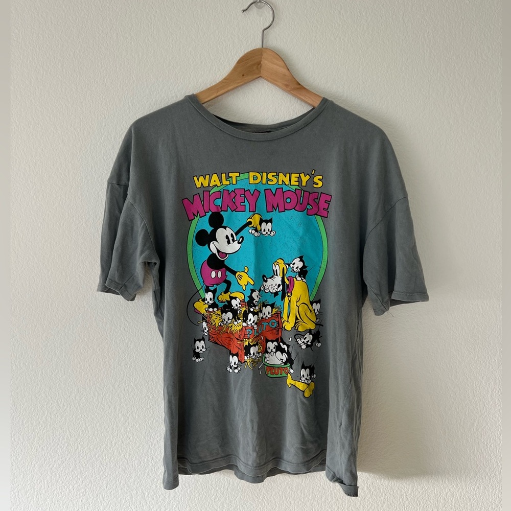 VGUC Vintage Zara Mickey Mouse Shirt size SMALL